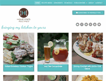 Tablet Screenshot of honeypiesrecipes.com